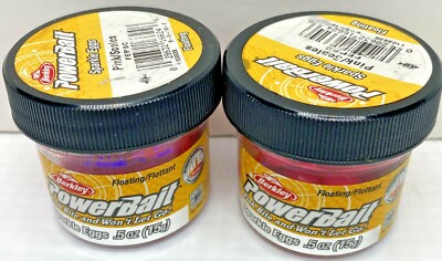 Berkley PowerBait Sparkle Eggs Fluorescent Pink Floating Fishing Lure 1103828 