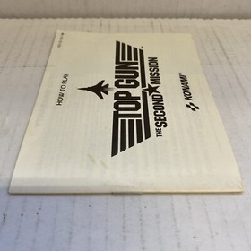 Top Gun Second Mission NES Manual Env&iacute;o Gratis