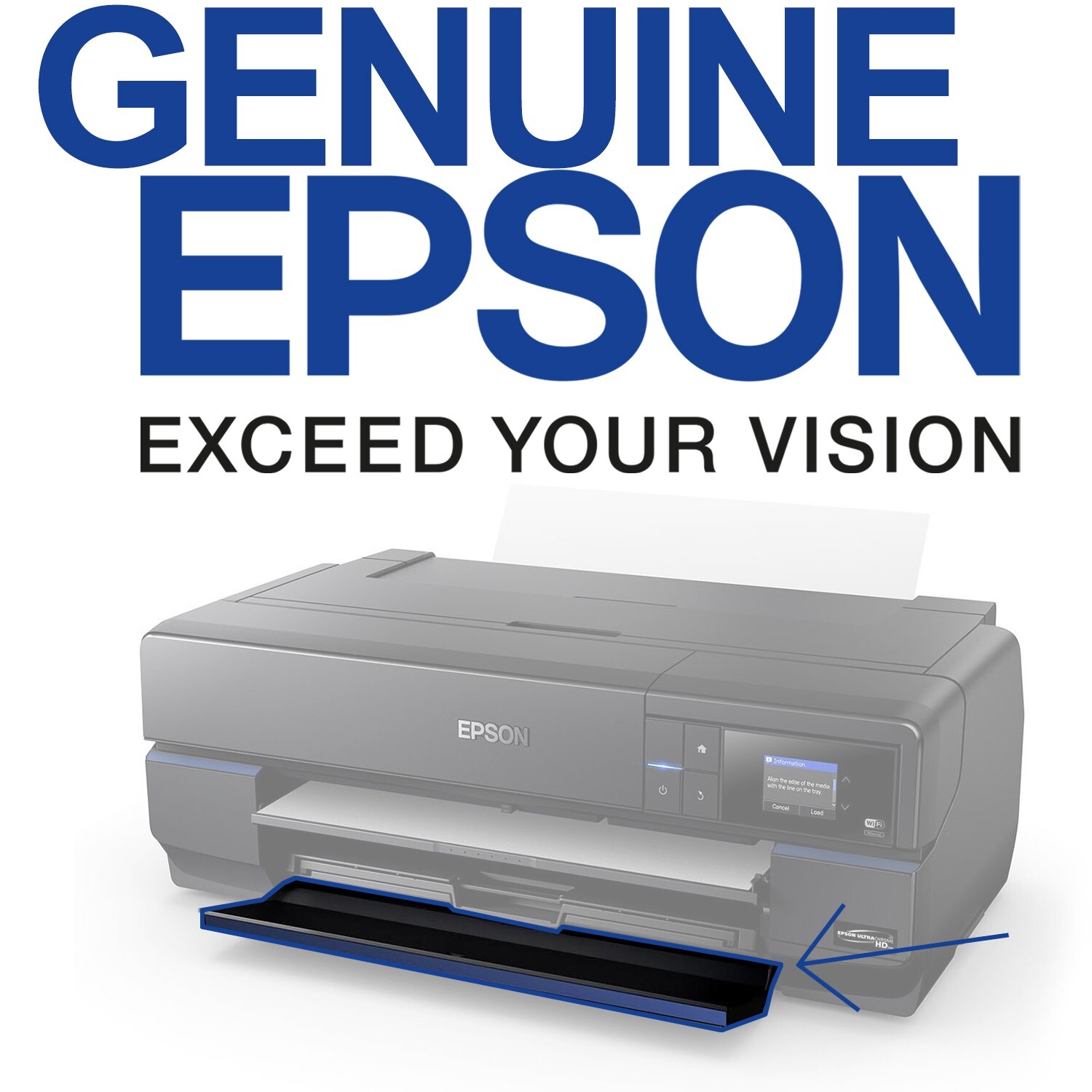 Genuine Epson P800 Printer Front Paper Output Support Tray Panel eBay