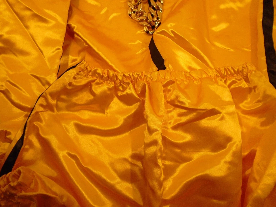 Halloween Costume Charades Unisex 1990s Gold Rapper  MC Adult XL chain +glasses - Image 3 of 4