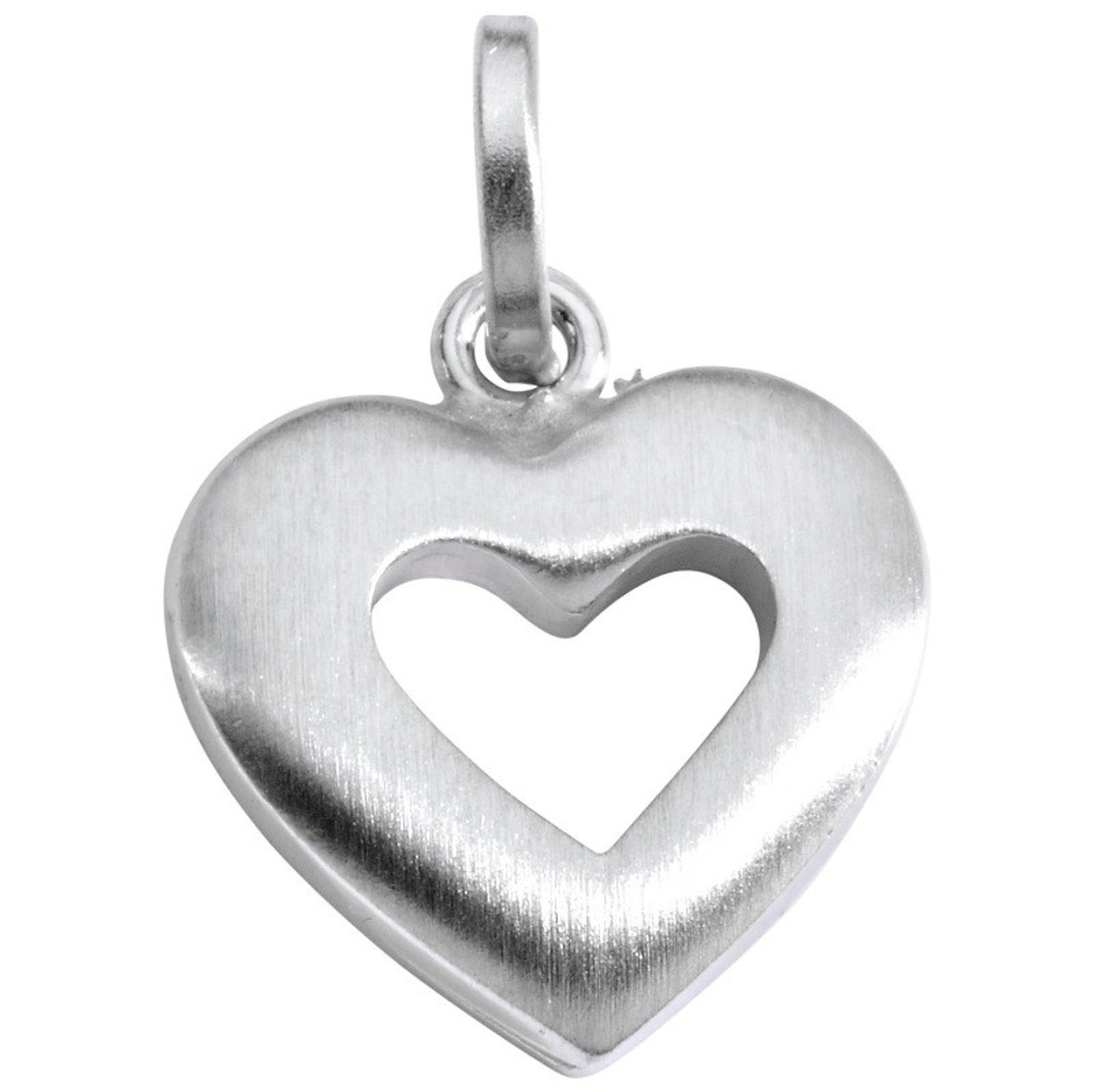 Базовый Silber SL.28 Damen Anhänger Herz Sterling-Silber 925