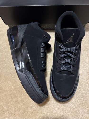 Size 13 - Air Jordan 3 Retro 2025 Black Cat CT8532 001 Brand New 100% Authentic