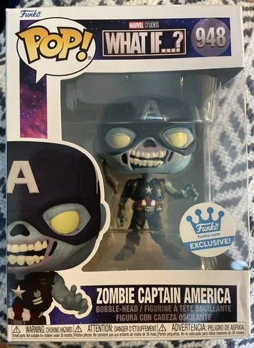 Funko Pop! Marvel ZOMBIE CAPTAIN AMERICA #948 Vinyl Bobblehead Figure