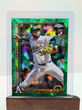 2025 Topps Chrome Sapphire GREEN /99 RC Carlos Duran USC84 