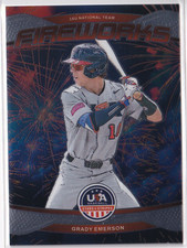 2026 Stars & Stripes Prizm Fireworks #17 Grady Emerson