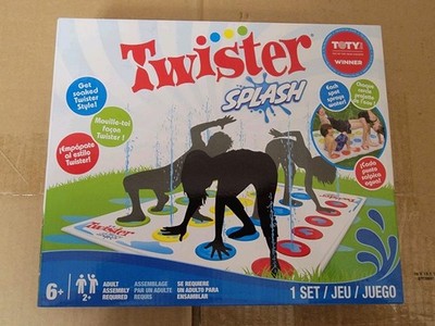 Hasbro Twister Splash Water Game for Kids Backyard Sprinkler Outdoor Games NEW