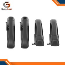 Exterior Outside Door Handle Black Kit Set Of 4 For Dodge Ram 1500 2009-2024 Exterior Outside Door Handle Black Kit Set Of 4 For Dodge Ram 1500 2009-2024