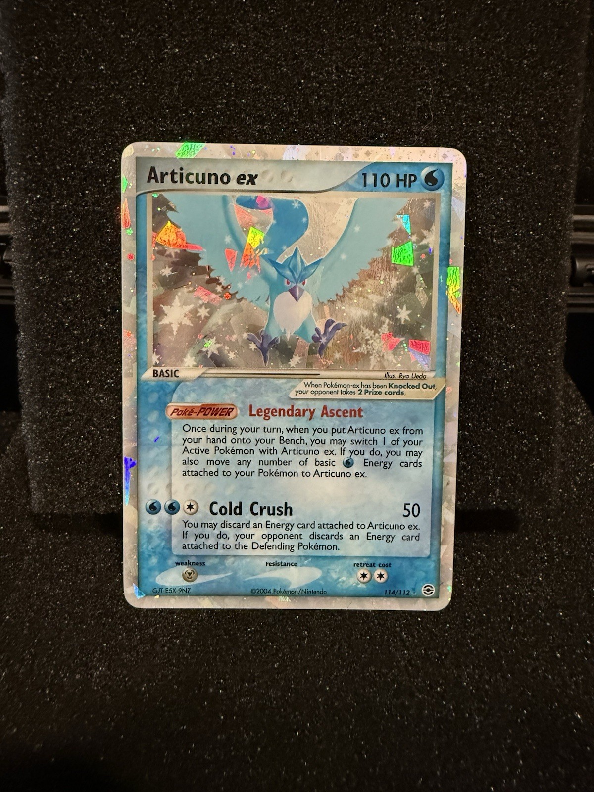 Articuno Ex 114/112 Pokémon FireRed & LeafGreen Cracked Ice Holo Near Mint