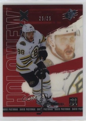 2024-25 SPx Holoview F/X Red 25/25 David Pastrnak #HV-19 0r4u