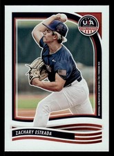 2024 Panini Stars & Stripes USA Baseball #113 Zachary Estrada card