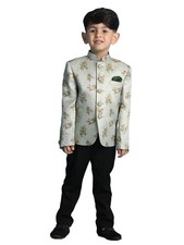 VASTRAMAY Boys' Floral Jodhpuri
