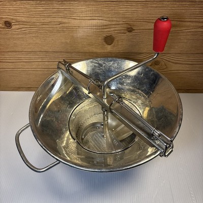 Louis Tellier M5 8qt Heavy Duty Commercial Tin Plated Food Mill