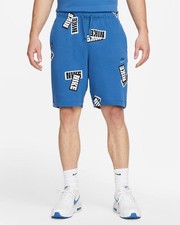  Pantaloncini Shorts UOMO Nike Blu Sportswear Sport Essentials+ con tasche 
