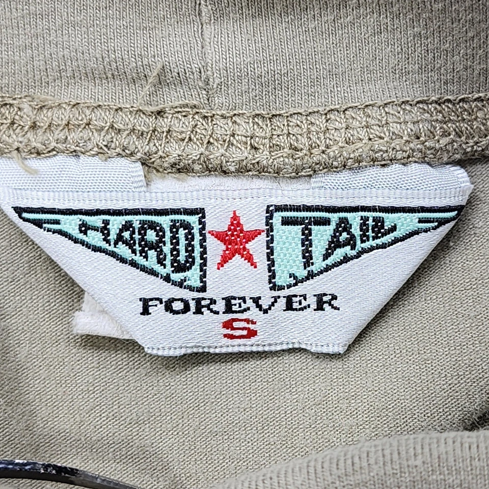 Hard Tail Skirt Womens S Tan Rolldown 4 Tier Midi Cotton Pull On Boho Casual  - Image 4 of 4