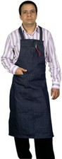 Unisex Denim apron adjustable College Bistro Restaurant Catering Pockets Smart 