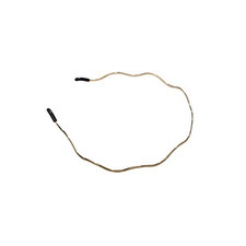 Retro Simplicity Metal Big Wave Line Hair Hoop Wavy Headbands Gold Metal Hair Ac