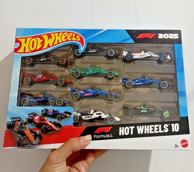 Hot Wheels 2025 ミニカー 10台セット Hot Wheels F1 2025 Racing Team 10-Pack Formula 1 Diecast 1:64 Set