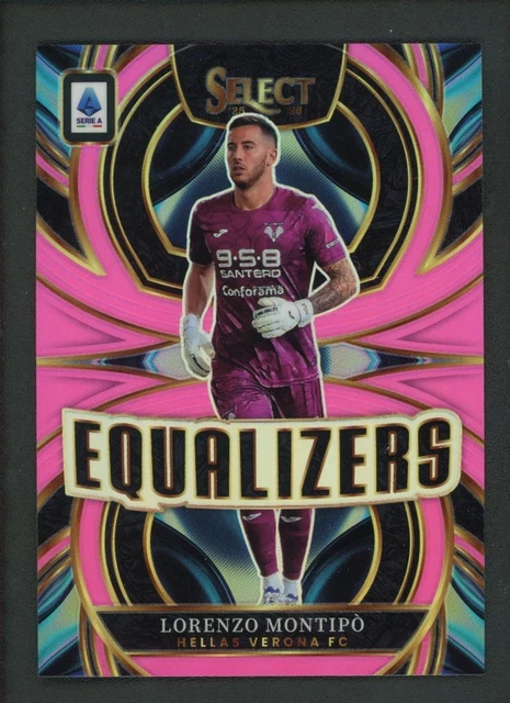 2025-26 LORENZO MONTIPO 12/25 PANINI SELECT SERIE A EQUALIZERS PINK