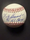 Keith Hernandez Signed Autographed OMLB Baseball Inscribed 86 WS Champ