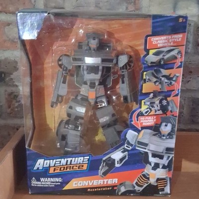 Adventure Force Converter Accelerator Robot Toy Car to Robot Transformer