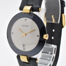 [Mint] RADO Coupole 129.4077.4N New Battery Round Quartz Silver Women's Watch