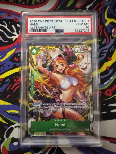 Nami (Alternate Art) graded PSA 10 for sale on eBay