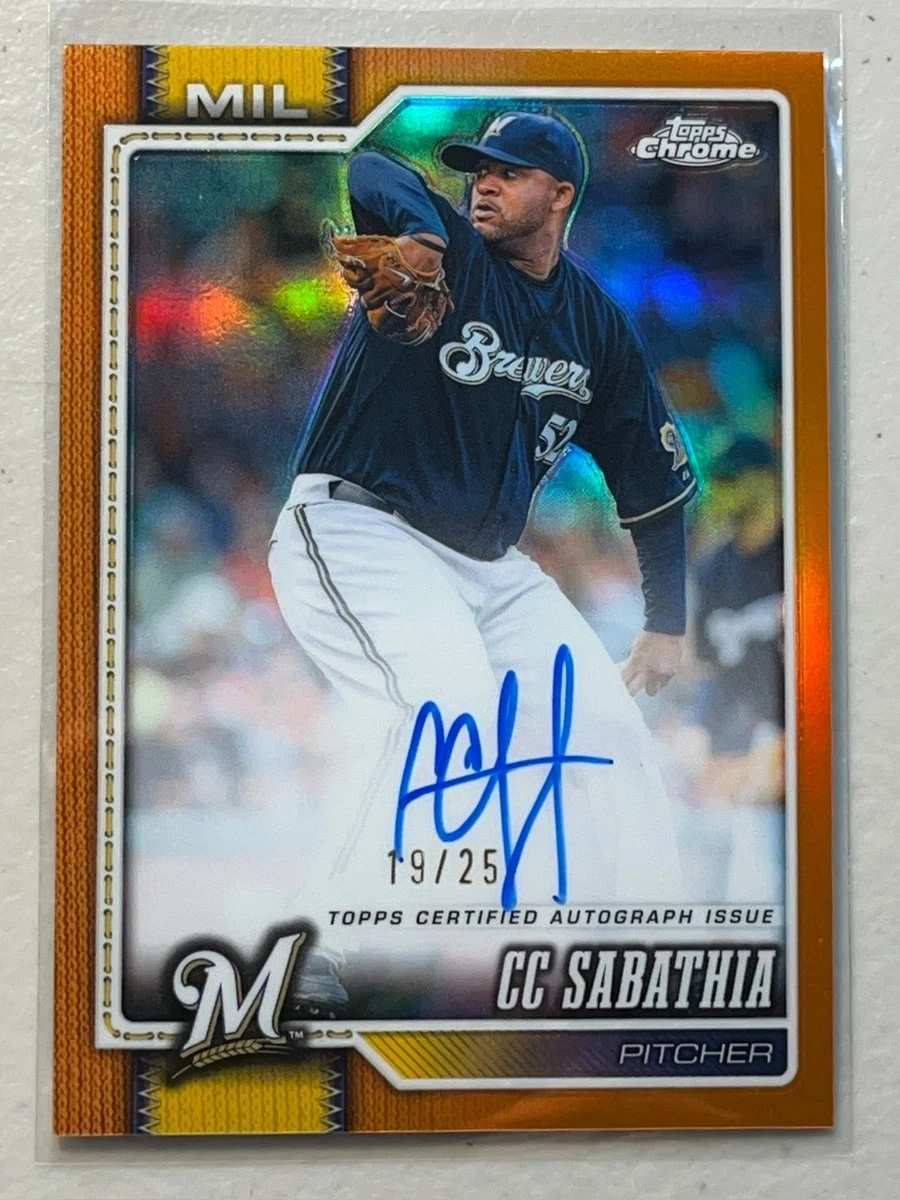 CC Sabathia Milwaukee Brewers Baseball Sports Trading Cards
