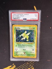 PSA 7 SCYTHER 10/64 Jungle No Symbol Holo Rare 1999 Pokémon Card NM on eBay