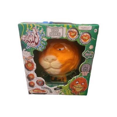 BEST TOYS FOREVER, SPLATS HEAD, Squeeze Toy  Zoo Series LOFF LION Stress Ball 