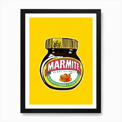 Marmite Kunstdruck Kunstdruck gerahmt Wandbild Poster Leinwanddruck Bild