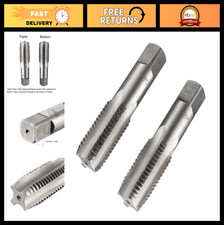 M24 Metric Hand Tap Set - 3 Pitch, 4 Flute H2 Alloy Steel Tapping Tools for Repa
