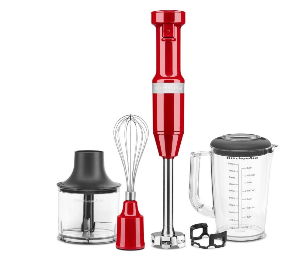 KitchenAid 5KHBV83EER Mélangeur à immersion rouge impérial Garantie officielle K