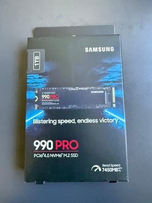 Samsung 990 Pro 1TB SSD M2 NVMe PCIe 4.0, MZ-V9P1T0BW