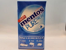 Mentos Pure Fresh Sugar-Free Chewing Gum Xylitol Fresh Mint (Pack of 10) 01/2028