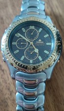 montre Homme chronograph  Citizen Solar-tech Eco-Drive bel état