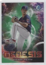 2021 Bowman Draft Genesis Green Refractor 54/99 Chase Petty #GNS-9 0fz1