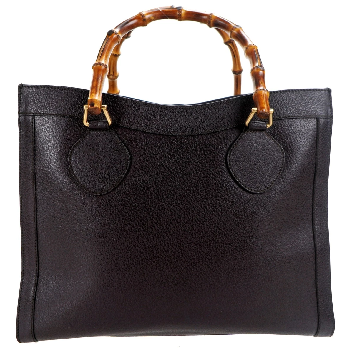 Gucci Bamboo Leather Exterior Tote Bags & Handbags for Women for