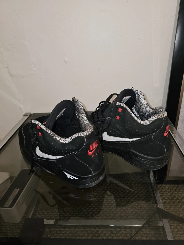 Nike Air Flight 89 Black White Red DQ7687-003 Men’s Size 11 - Image 3 of 4