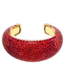 Swarovski Idyllia Red Cuff, Size Large