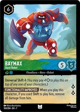 Disney Lorcana TCG Archazia's Island - Baymax - Giant Robot - 104/204