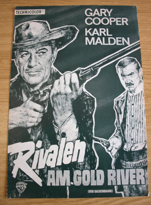 Rivalen am Gold River Der Galgenbaum Gary Cooper Orig.  Werberatschlag komplett