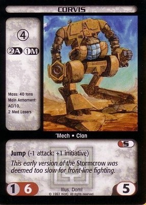 Corvis - Mercenaries - Battletech CCG