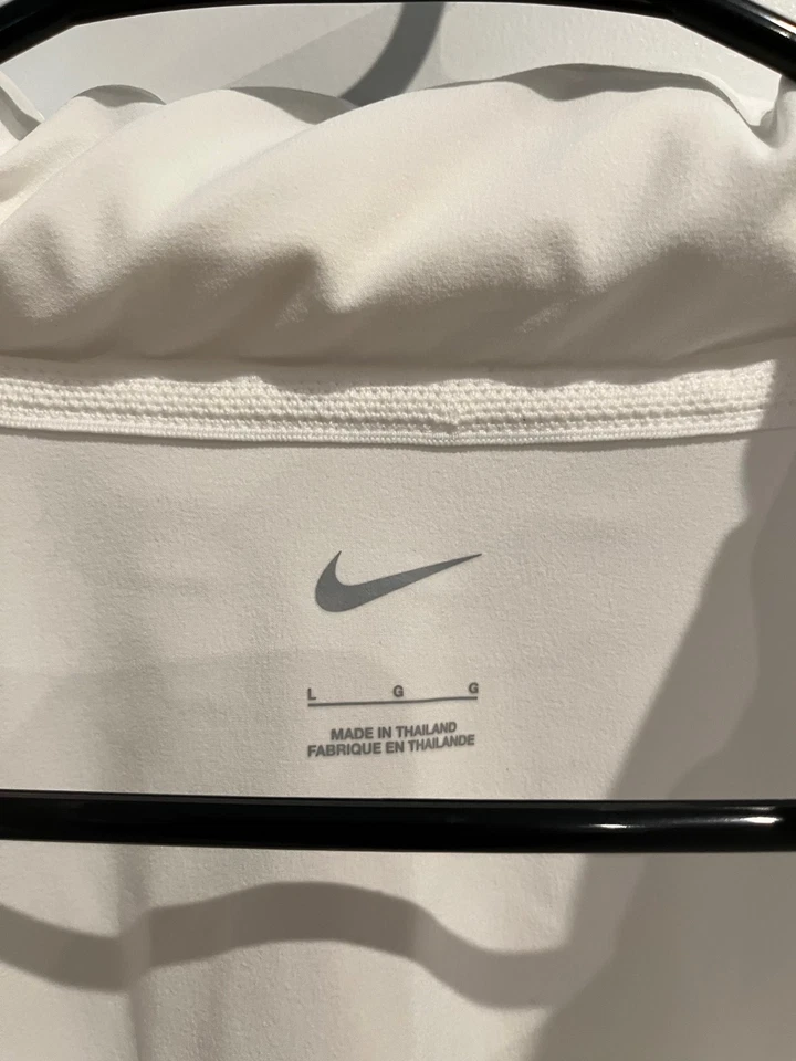 Nike Penn State Nittany Lions Football Coaches Jacket White 1/4 Zip Hooded Large - Image 4 of 4