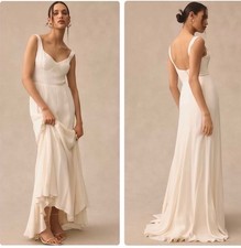 REFORMATION  LECCE Ivory Maxi Dress Bride Gown Wedding Sz 10