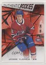 2021 SP Game Used Authentic Rookies Red Fragment 195/205 Jesse Ylonen #171 z6b