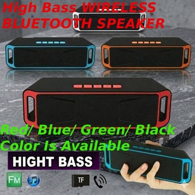 Neuer tragbarer drahtloser Bluetooth Lautsprecher lauter Stereo Bass für Outdoor/Indoor UK