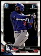 2018 Bowman Chrome Prospects Ibandel Isabel Los Angeles Dodgers #BCP47