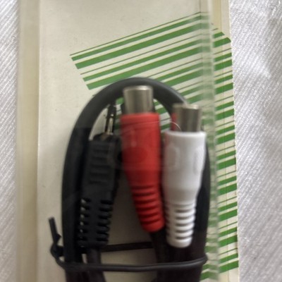 3.5 Mm Stereo M To 2- RCA  F PLUS 3.5 Stereo F