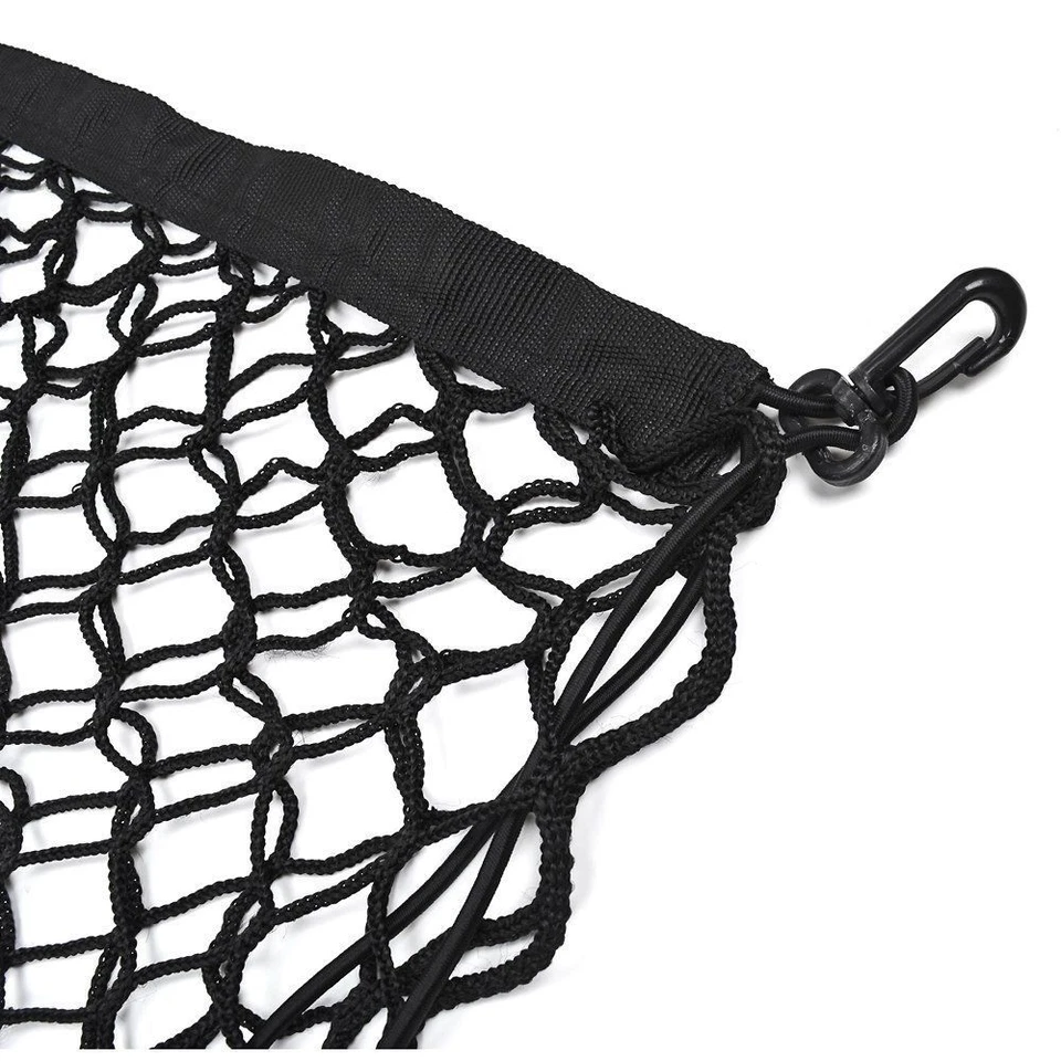 43,3"" × 19,7"" universal maletero de coche almacenamiento de carga red vertical organizador contenedor gancho Foto 3 de 4