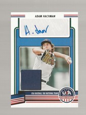 K10) 2023 Panini USA Stars & Stripes Adam Hachman Auto Patch SP RC